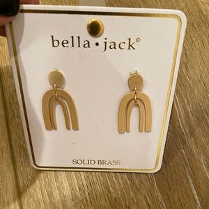 BELLA•JACK solid brass rainbow earrings! Classy and cute! See pic 4 details🤩🤩